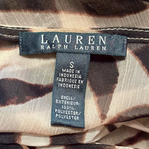 Ralph Lauren Zebra Print Tunic - Black and Cream - Picture 4 of 8